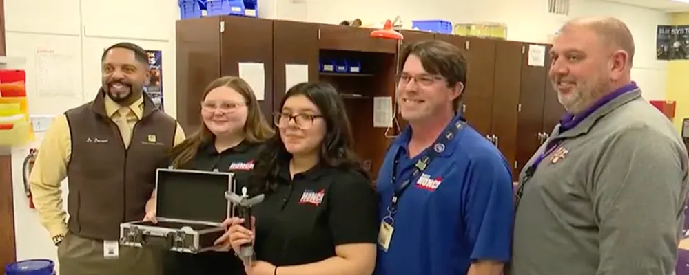 Waite High School Students Chosen to Present Cosmic Dust Collector at Johnson Space Center cover